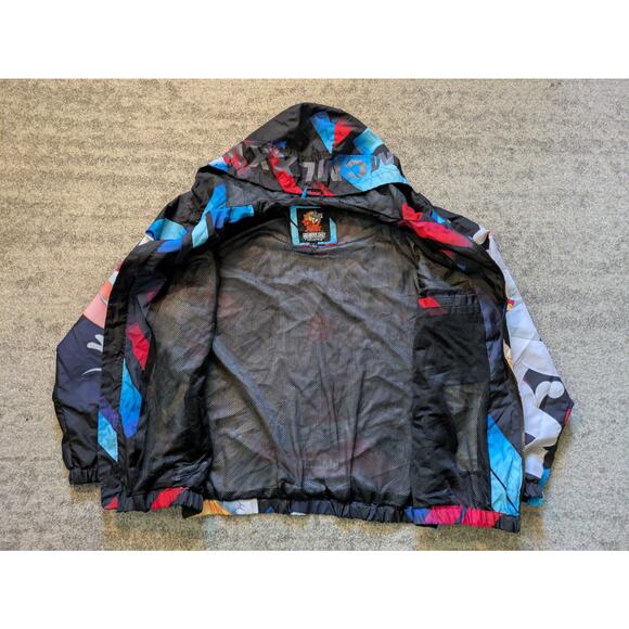 Members Only Tom & Jerry Limited Edition Print Windbreaker Rain Jacket - Large - Picture 11 of 16